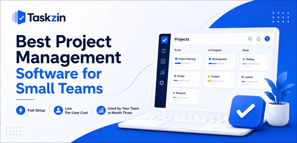 Remote team project management software showing written status updates across time zones