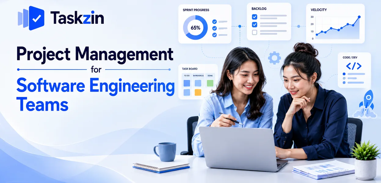 Software engineering delivery flow from backlog through review to production