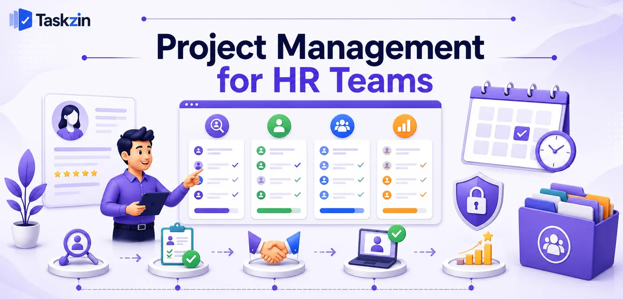 HR team workflow showing recruitment pipeline and onboarding checklist stages