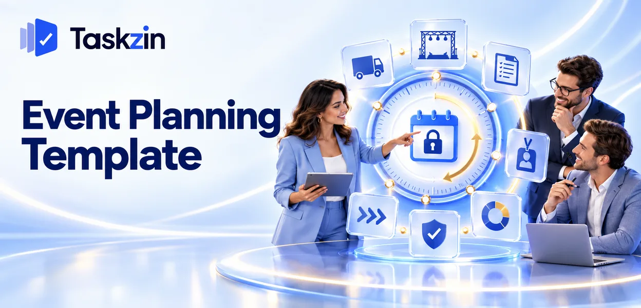 Event planning timeline working backwards from a fixed date with supplier deadlines