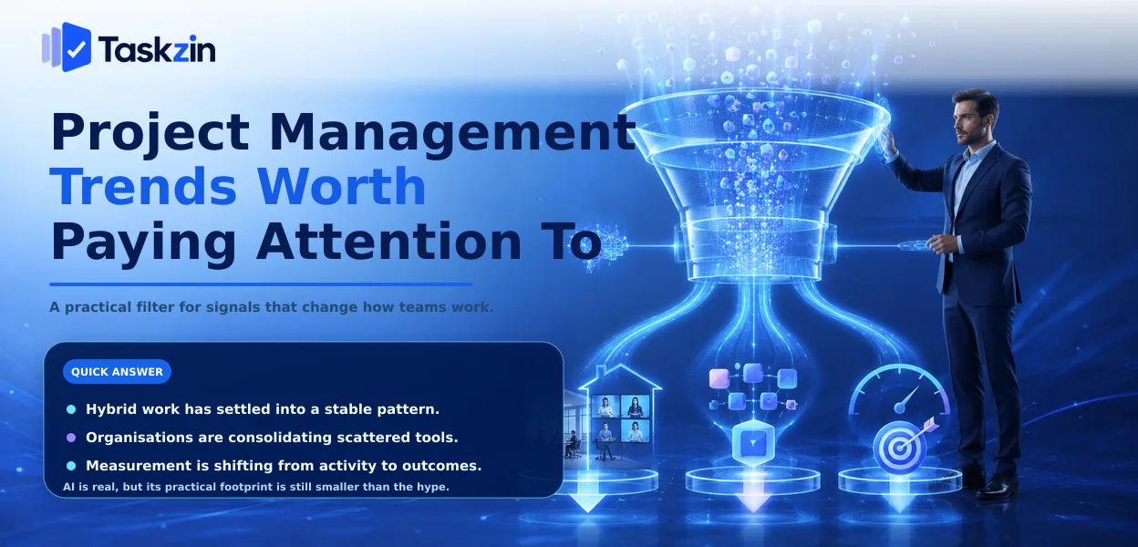Project management trends assessed by evidence quality and practical impact