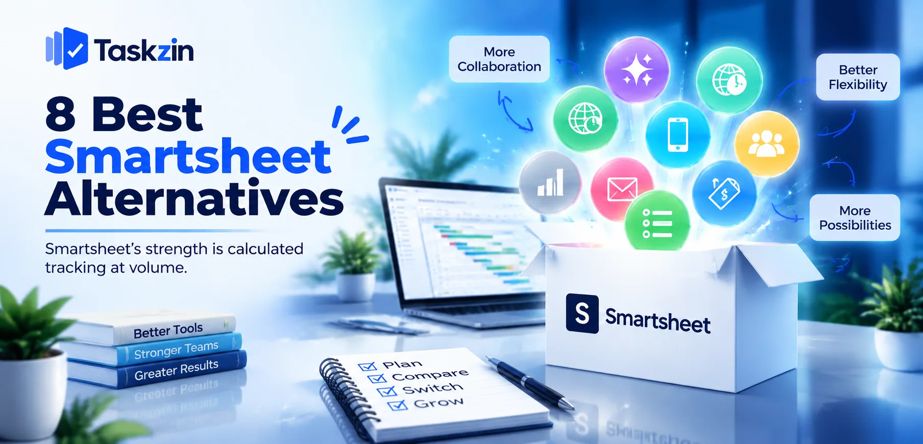 Eight Smartsheet alternatives compared on formulas, dependencies and free plans